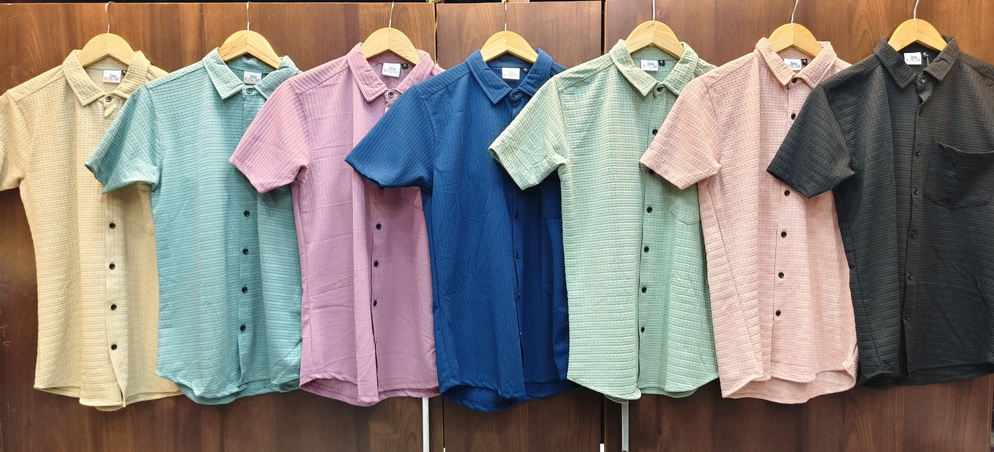 Combo of 4 Premium Imported Popcorn Shirts Rs. 999 Only - Half Sleeves