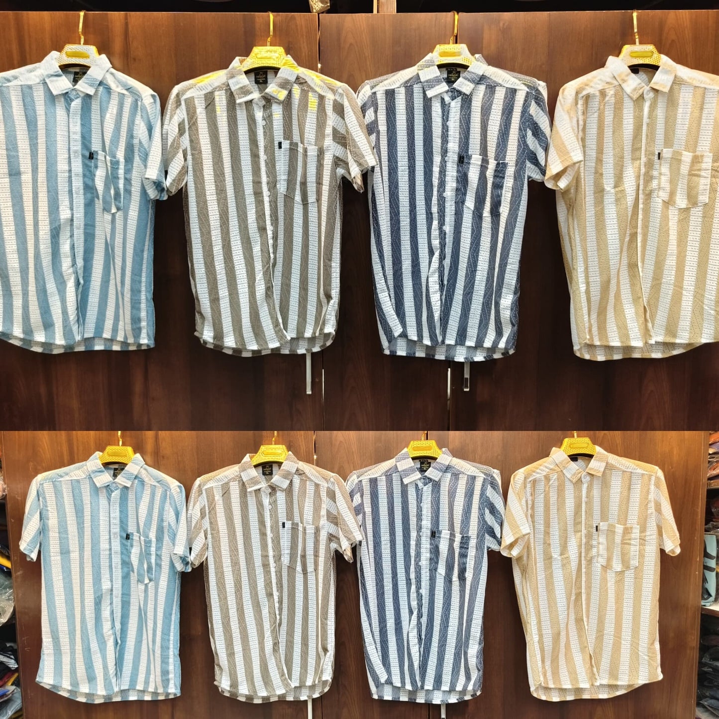 Combo of 4 Premium Netted Shirts Rs. 999 Only - Half Sleeves
